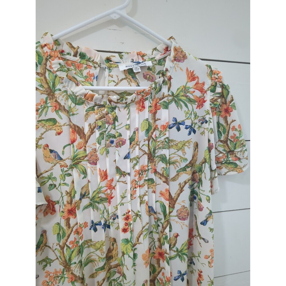 Rose plus Olive 1X ruffle flutter fall boho cottage core